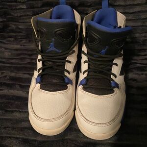 Kids Black and Blue Sneakers